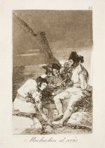 Lads Making Ready (Muchachos al avio), from Los Caprichos, plate 11