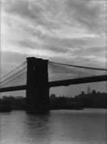 Brooklyn Bridge from the Boat to New Bedford, from the portfolio, "Dorothy Norman:  Selected Photographs" 1995