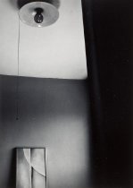 Georgia O'Keeffe Painting with Light Bulb, from the portfolio, "Dorothy Norman:  Selected Photographs" 1995