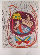 Courtesan (from "Papillons Anciennes," suite of 4)