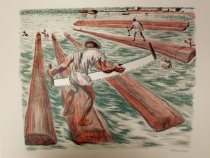 Lumber Workers from the portfolio, "Mexican People"