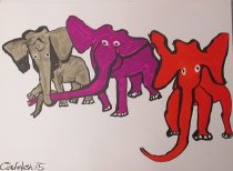 Elephants from the portfolio, "Our Unfinished Revolution"