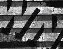 Cracked Paint, Wood, Writing