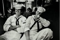 Two Sailors on Subway