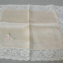 peach silk handkerchief