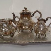 silver tea service