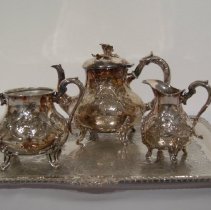 silver tea service