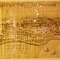 View of the Port and Harbour of Goderich in the County of Huron, Canada West