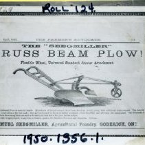 newspaper clipping in frame