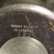 Maker's Mark on cruet stand