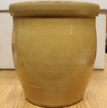 One gallon cream crock