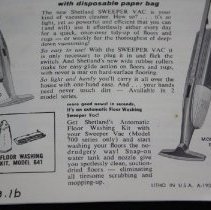 Instructional booklet, back cover