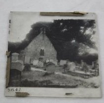 Glass lantern slide
