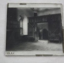 Glass lantern slide