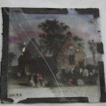 Glass lantern slide
