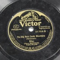Record, paper label
