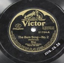 Record, paper label