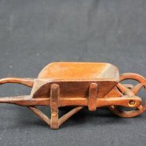 Side view of wheel barrow