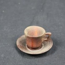 Front view of carving