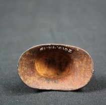 Bottom view of carving