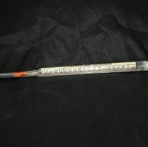 Front of thermometer