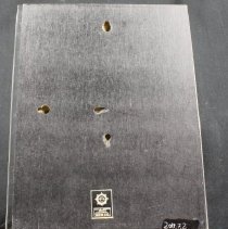 Back view of the plaque