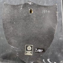 Back view of the plaque