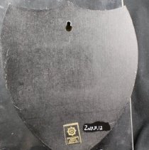 Back view of the plaque