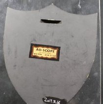 Back view of the plaque