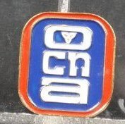 Front view of the OCNA logo that is detached.