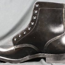 Left side of the boot