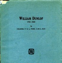 Booklet- William Dunlop