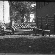 Furniture in yard