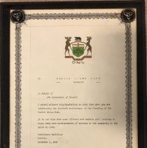 Howick Lions Club Mallet for Meetings