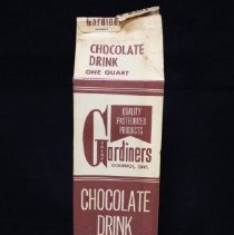 Front of milk carton