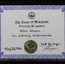 Wingham Literary Award