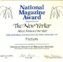 National Magazine Award