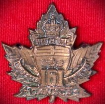 161st Huron Battalion Badge