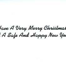 Christmas card- "Winter Scene" - interior