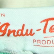 Operating room scrub, back of tag