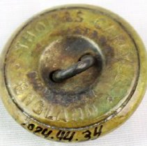 Canada Militia Tunic Button - back