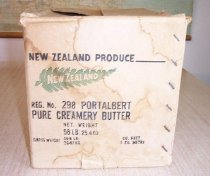 POrt Albert Creamery. Butter Carton