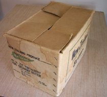 POrt Albert Creamery. Butter Carton