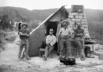 Jack Riley - gumdiggers camp on the Opou