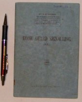 Home Guard Signal Instructions