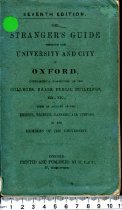 The Stranger's Guide Handbook to Oxford