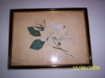 Marcroft watercolour white flowers