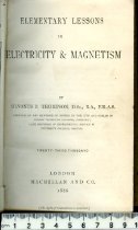 Elementary Lessons in Electricity & Magnetism