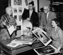 Elmer Gylleck at Library Photo Display