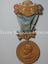 G.A.R. Medal for 46th Ann. Encampment of Dept. of IL in Peoria IL 1912